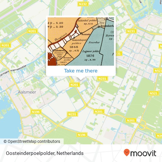 Oosteinderpoelpolder map