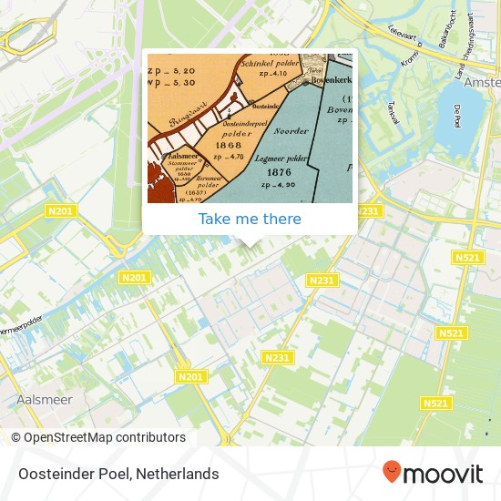 Oosteinder Poel map