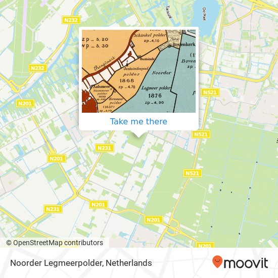 Noorder Legmeerpolder map