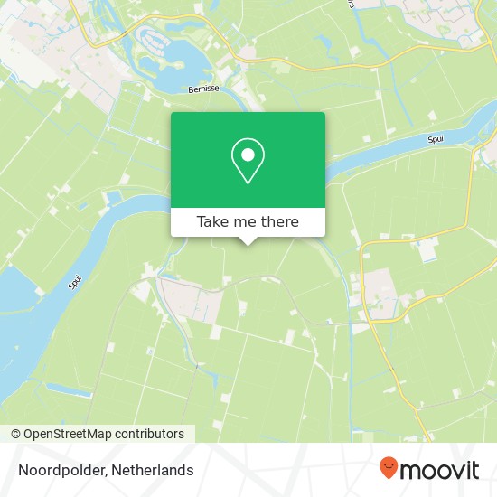 Noordpolder map