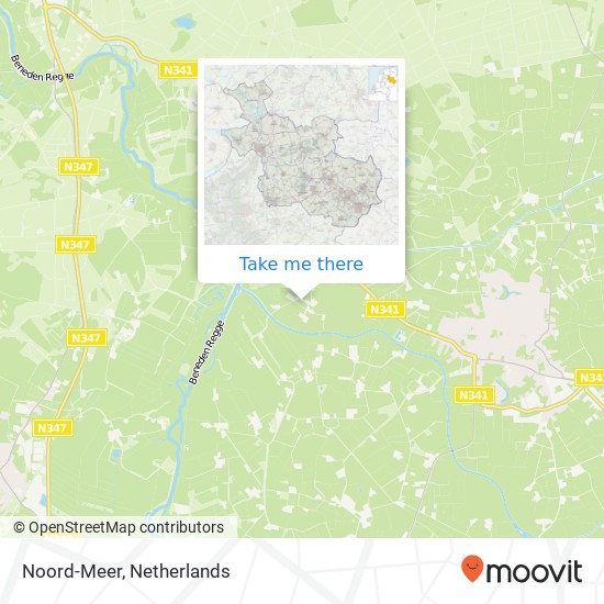 Noord-Meer map