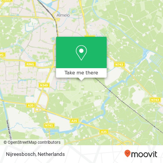 Nijreesbosch map