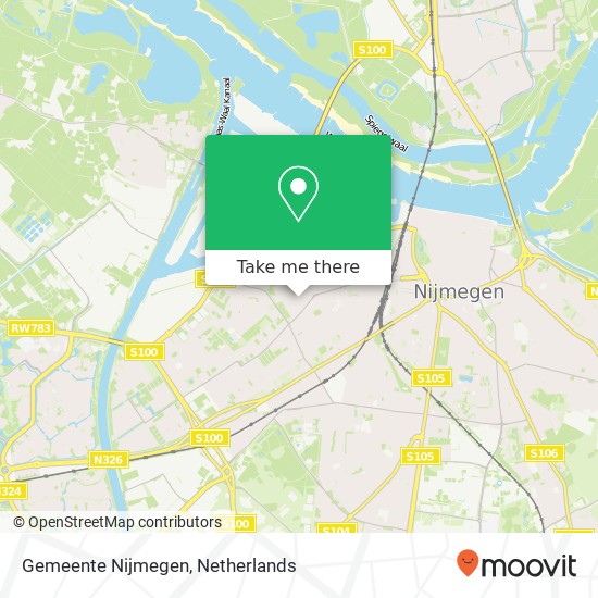 Gemeente Nijmegen map