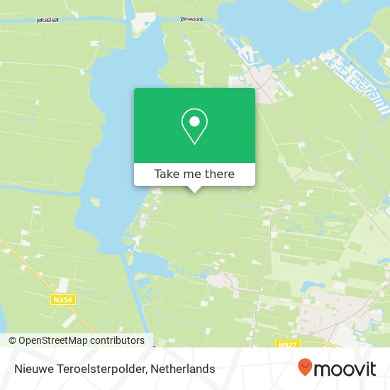 Nieuwe Teroelsterpolder map