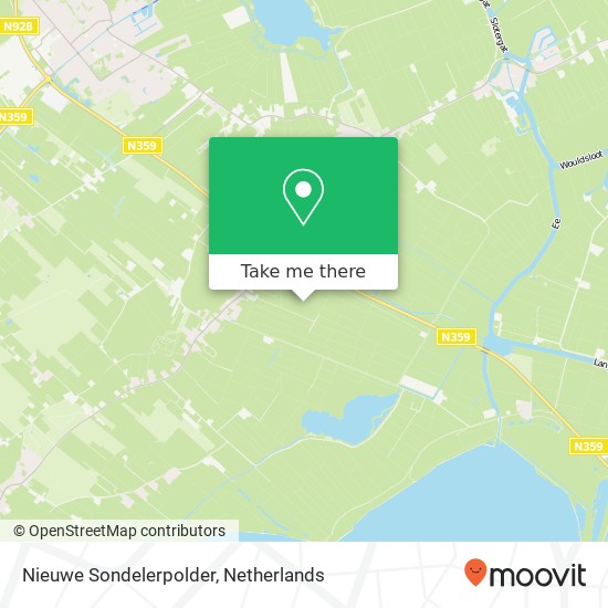 Nieuwe Sondelerpolder map