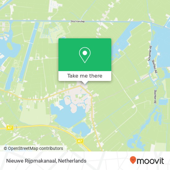 Nieuwe Rijpmakanaal map