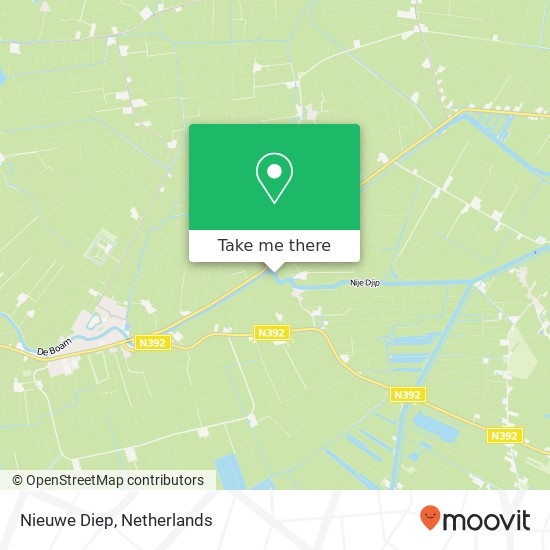 Nieuwe Diep map