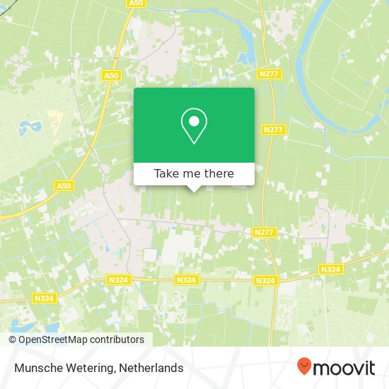 Munsche Wetering map