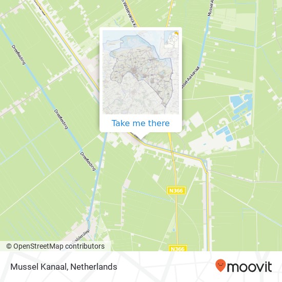 Mussel Kanaal Karte