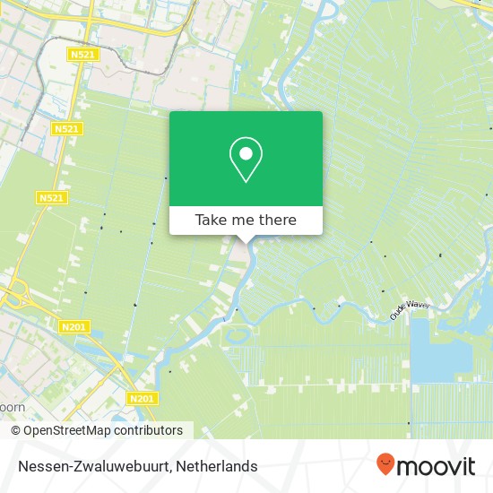 Nessen-Zwaluwebuurt map