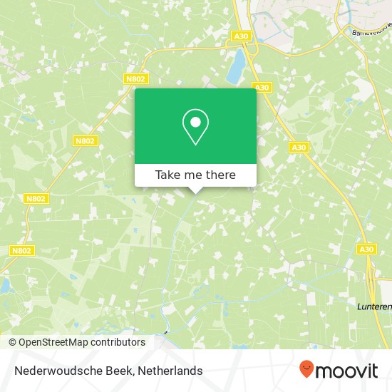 Nederwoudsche Beek map