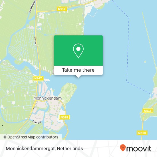 Monnickendammergat map