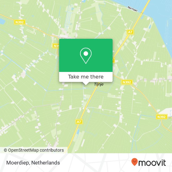 Moerdiep map