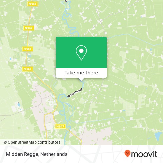 Midden Regge map