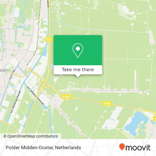 Polder Midden-Ooster map