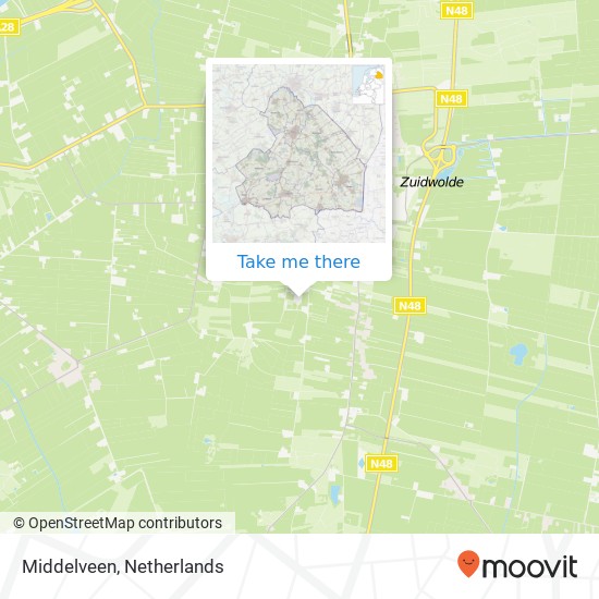 Middelveen Karte