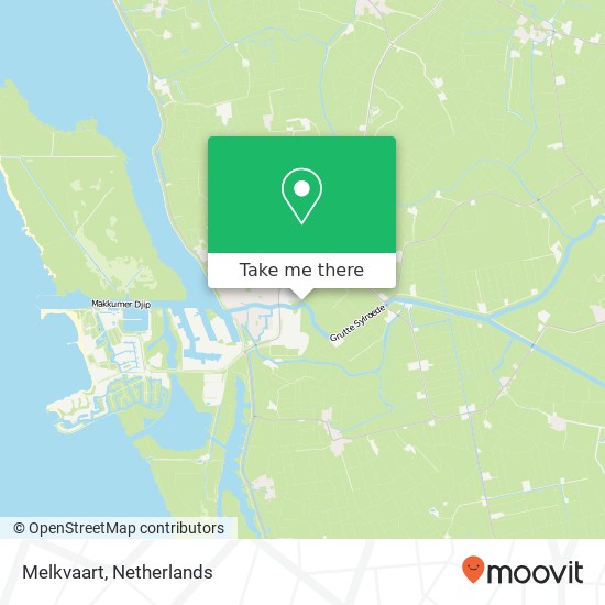 Melkvaart map