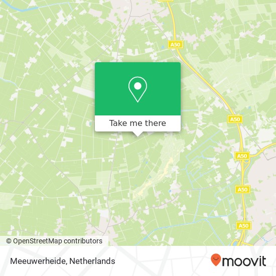 Meeuwerheide map