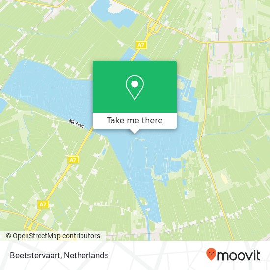 Beetstervaart map