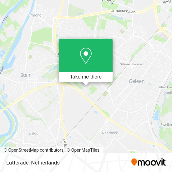 Lutterade map