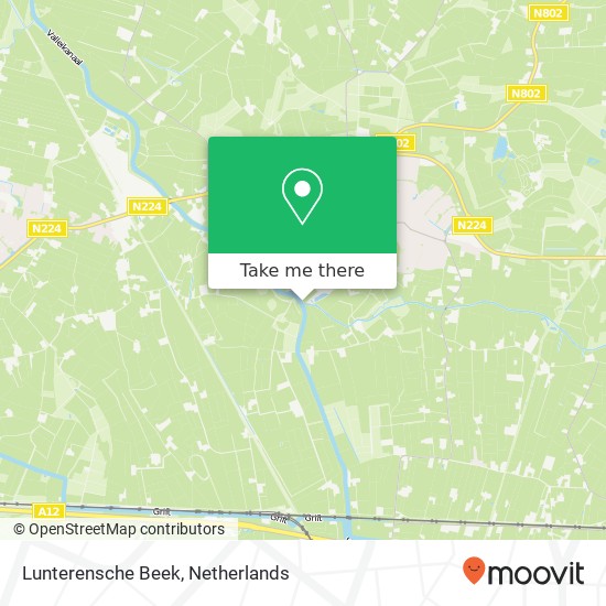 Lunterensche Beek map