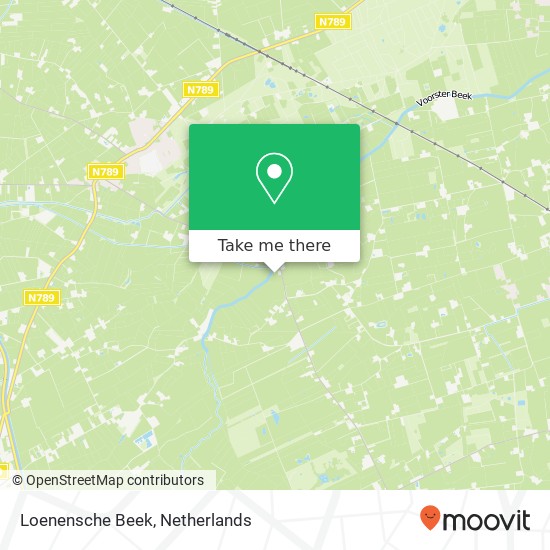 Loenensche Beek map