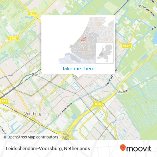 Leidschendam-Voorsburg Karte