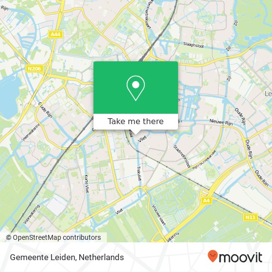 Gemeente Leiden Karte