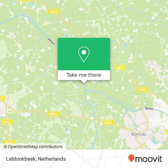 Lebbinkbeek map