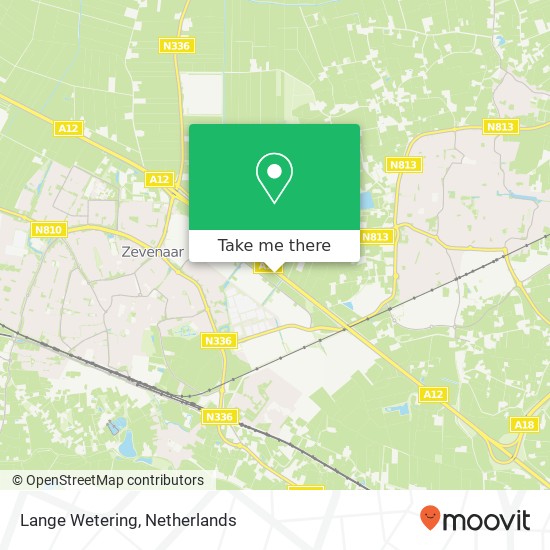 Lange Wetering map