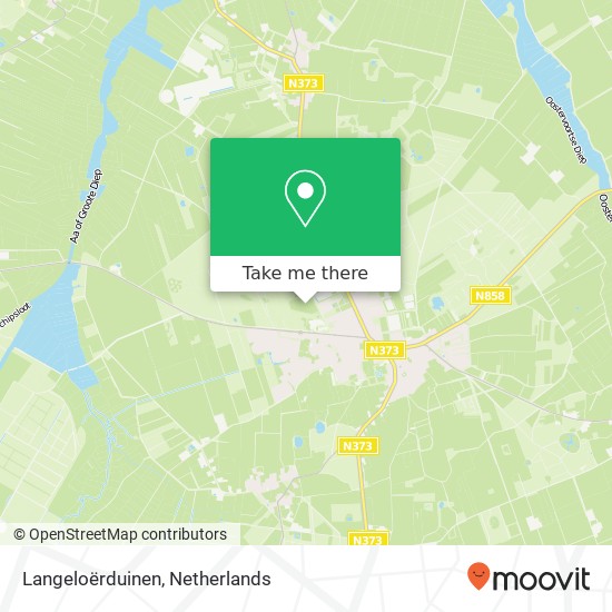 Langeloërduinen map