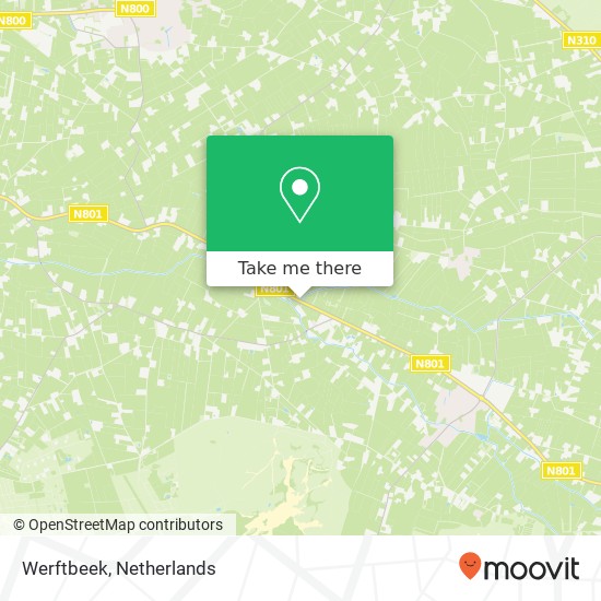 Werftbeek map