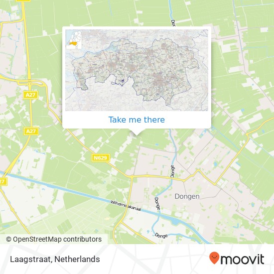 Laagstraat map