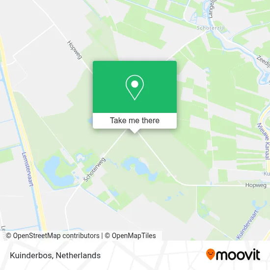 Kuinderbos map