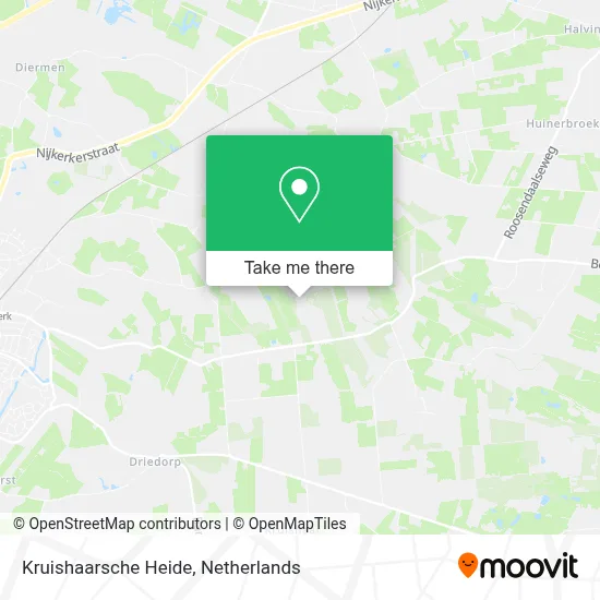 Kruishaarsche Heide map