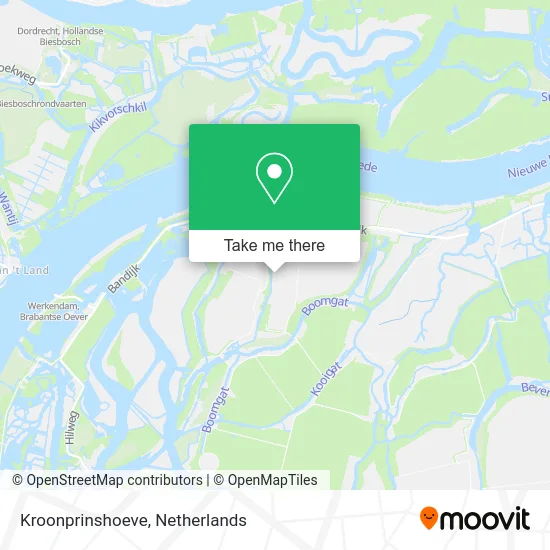 Kroonprinshoeve map