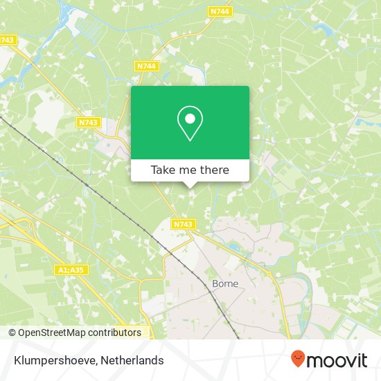 Klumpershoeve map
