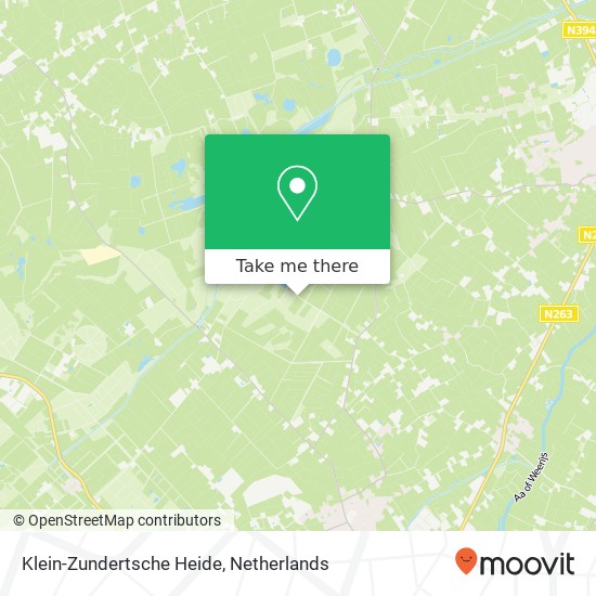 Klein-Zundertsche Heide map