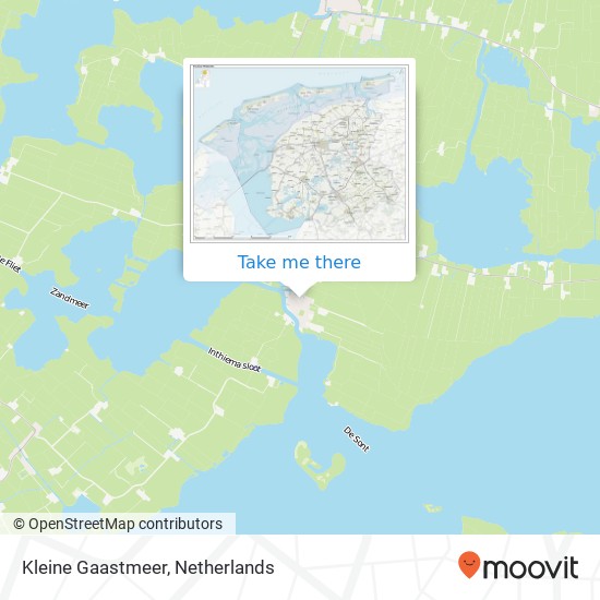 Kleine Gaastmeer map