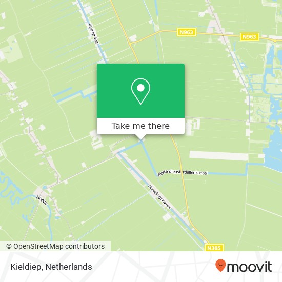 Kieldiep map