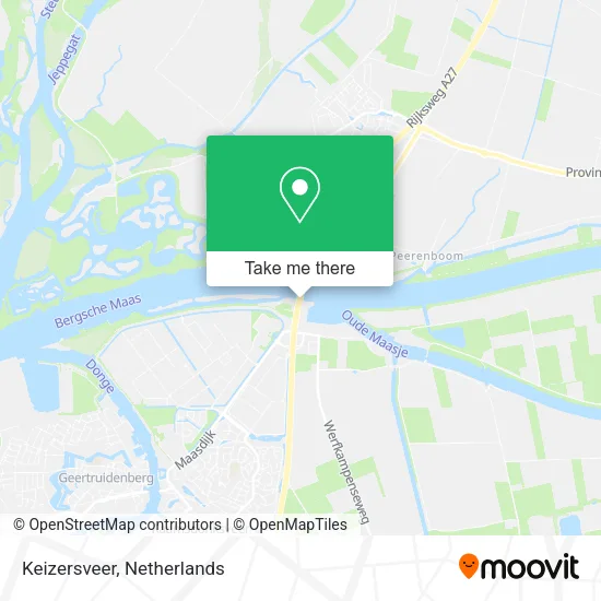 Keizersveer map