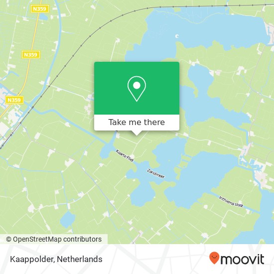 Kaappolder map