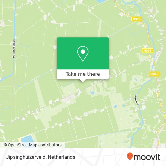 Jipsinghuizerveld Karte