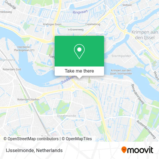 IJsselmonde map