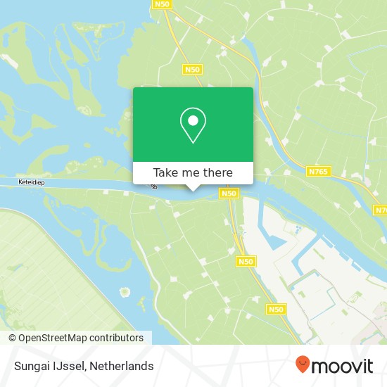 Sungai IJssel Karte