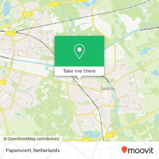 Papenvoort map