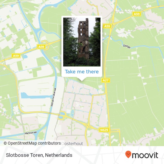 Slotbosse Toren map