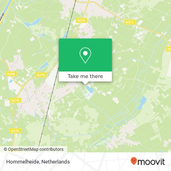 Hommelheide Karte