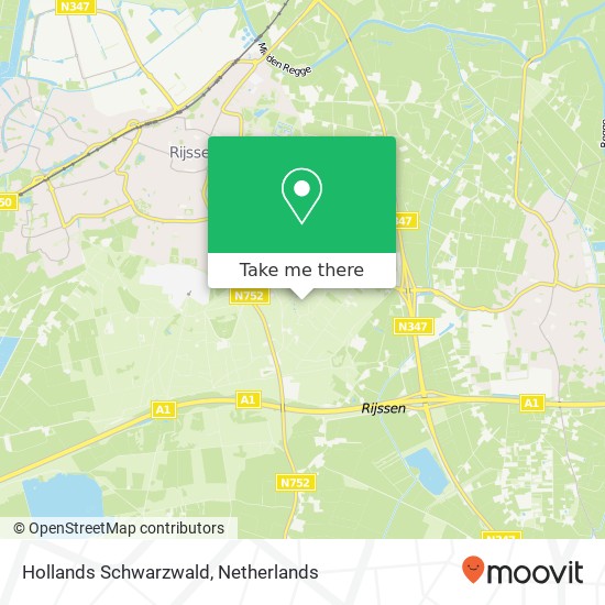 Hollands Schwarzwald map