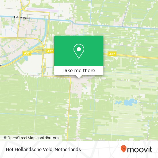 Het Hollandsche Veld map